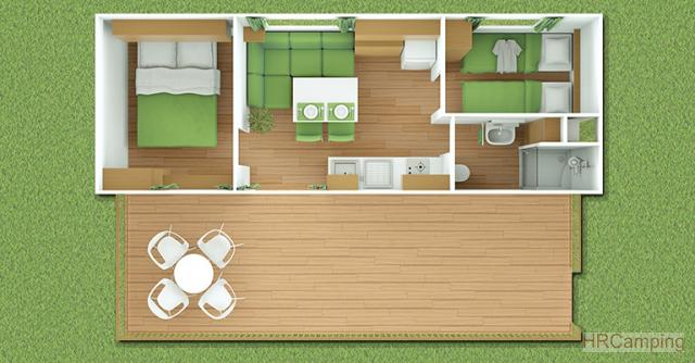 Camp Škrila *** 4+2B Mobilhomes